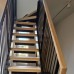 Steel Staircases with Ash Treads and Kite Winder, Manchester